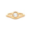 Stone and Strand 14K Yellow Gold 0.5CTW Lab-Created Diamond Bonbon Merge Ring Front Image