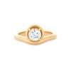 Stone and Strand 14K Yellow Gold 1CTW Lab-Created Diamond Bonbon Merge Ring Front Image