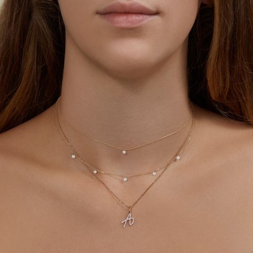 5 DIAMOND TWINKLE NECKLACE WEAR IT WITH