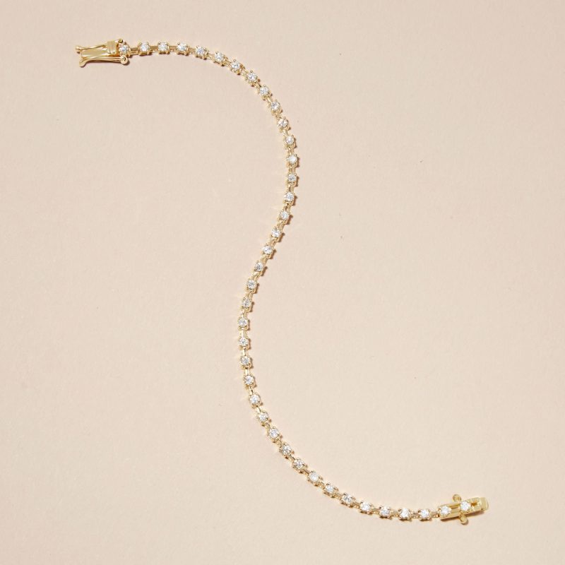 ACE DIAMOND TENNIS BRACELET EDITORIAL