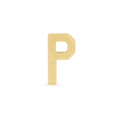 ASYMMETRIC INITIAL NECKLACE P