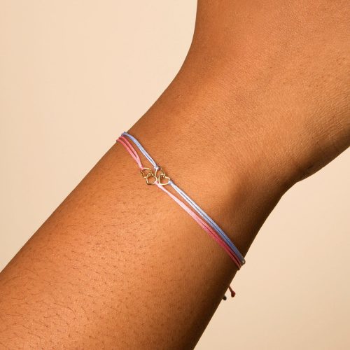 BABY PINK BFFL BRACELET WEAR IT WITH