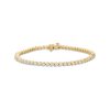 Stone and Strand 14K Yellow Gold Baseline Eternity Tennis Bracelet Front Image