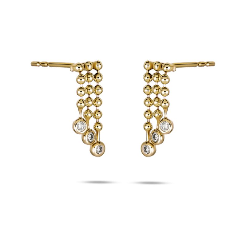 BEDAZZLE DIAMOND STUDS SIDE