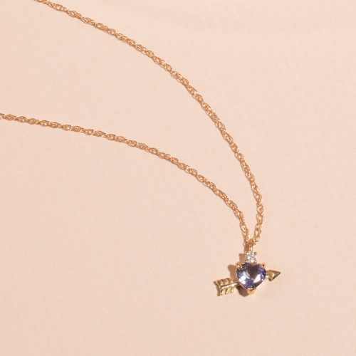 BLUE VALENTINE NECKLACE EDITORIAL