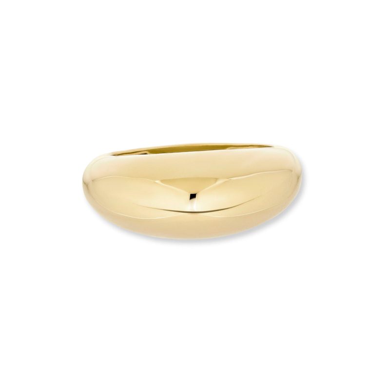 Stone and Strand 14K Yellow Gold Bold Form Ring Front Image