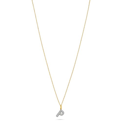 BOLD PAVE INITIAL NECKLACE FRONT 2