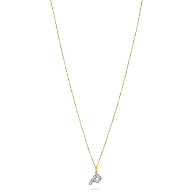 BOLD PAVE INITIAL NECKLACE FRONT 2