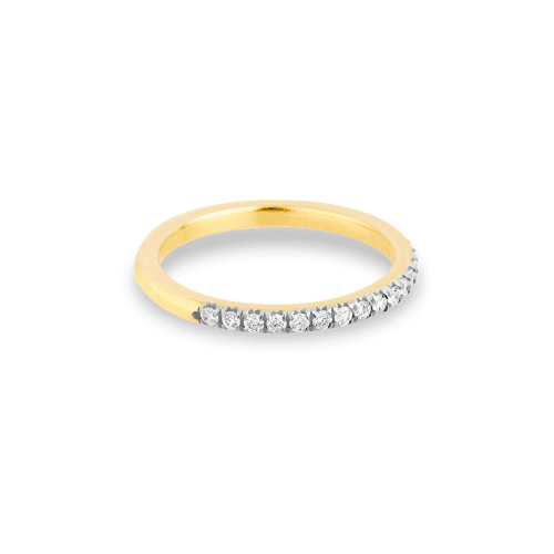 BOLD PAVE WHITE DIAMOND BAND SIDE