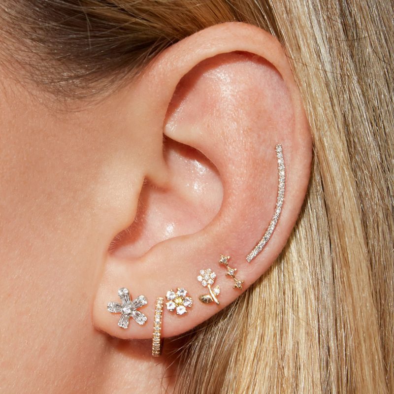 BRIGHT LIGHTS DIAMOND STUDS WEAR IT WITH