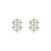 Stone and Strand 14K Yellow Gold Bright Lights Galactic Studs Front Image