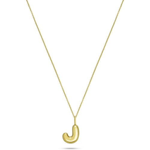 BUBBLE TEA INITIAL NECKLACE FRONT J 2