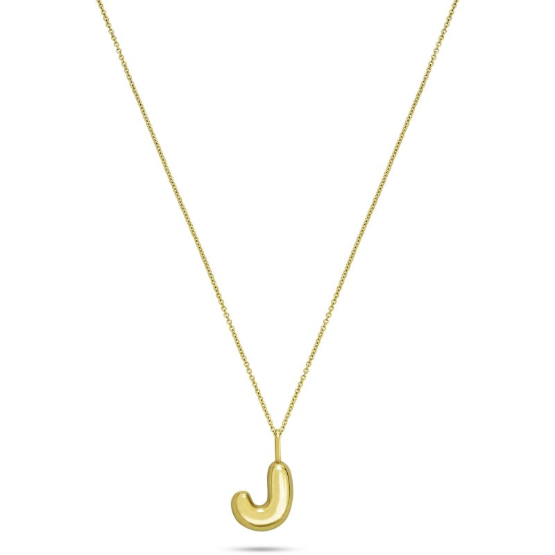 BUBBLE TEA INITIAL NECKLACE FRONT J 2