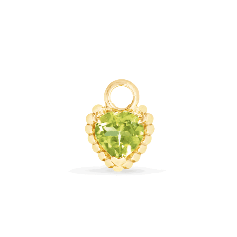 CANDY PERIDOT HOOP CHARM