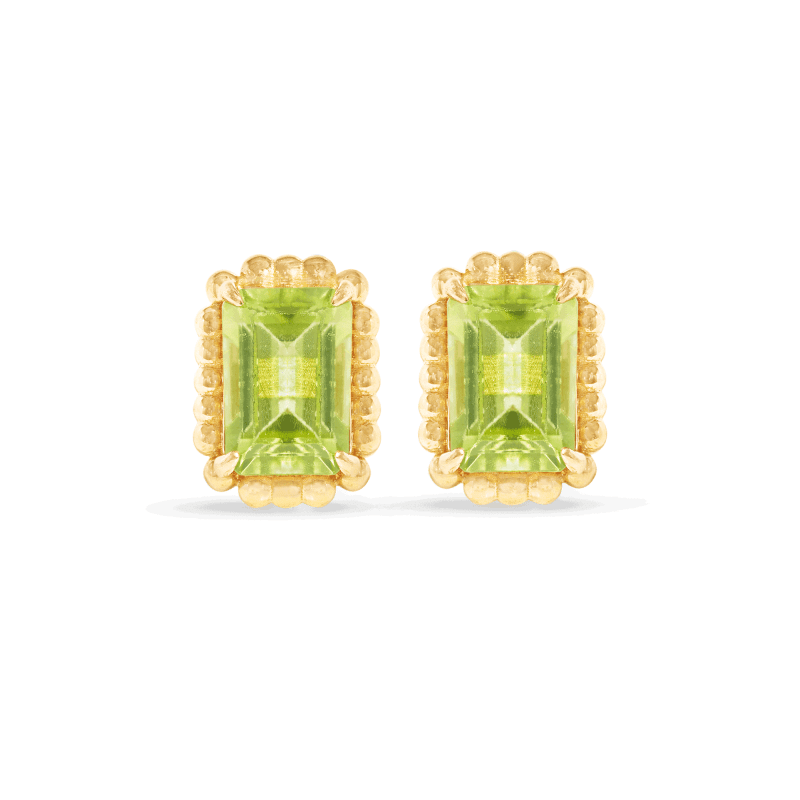 CANDY PERIDOT STUDS