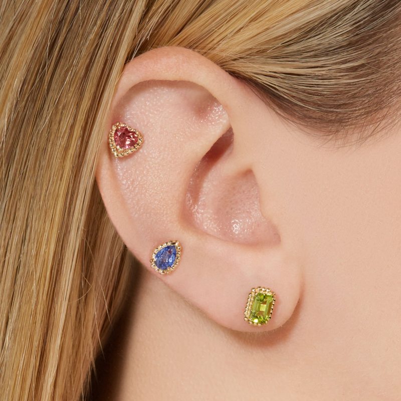 CANDY PERIDOT STUDS ON BODY COLLECTION