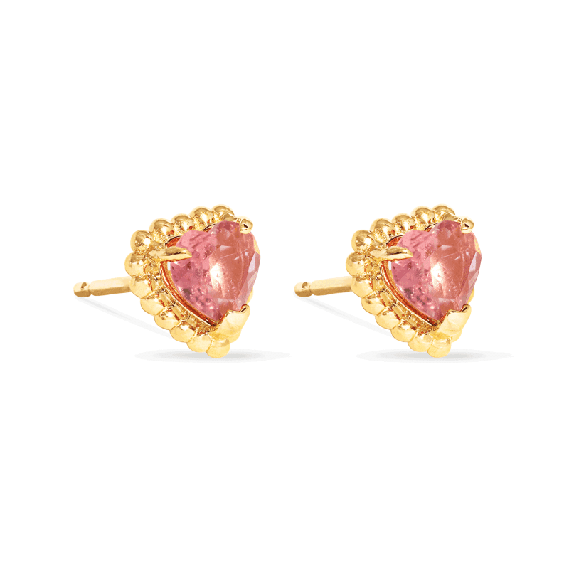 CANDY TOURMALINE STUDS SIDE