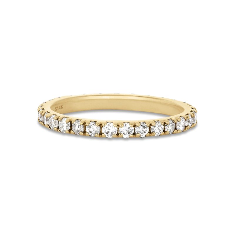 CLASSIC DIAMOND ETERNITY BAND SIDE