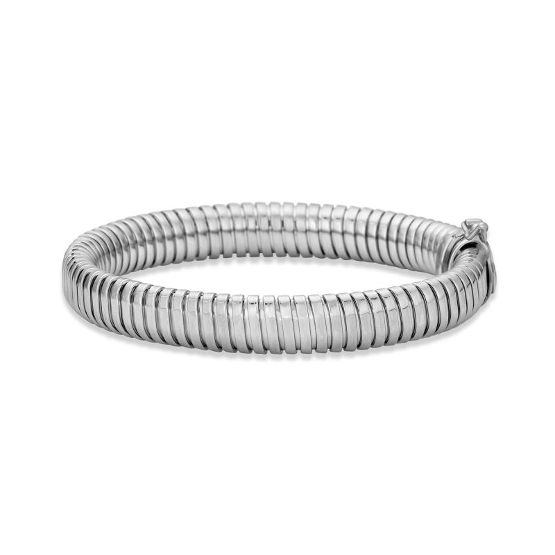 COIL ROYALE SILVER BRACELET FRONT