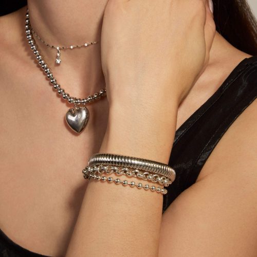 COIL ROYALE SILVER BRACELET WEAR IT WITH