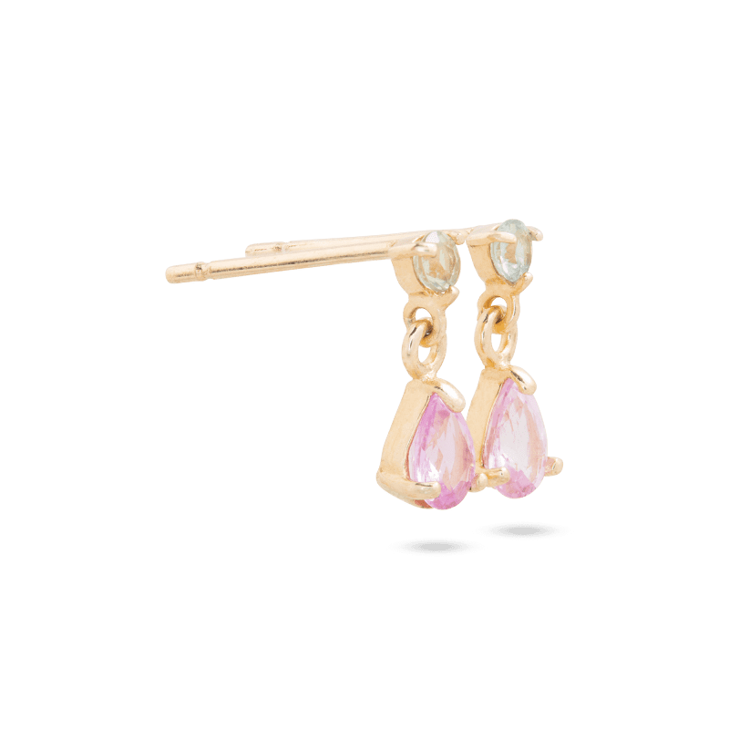 COTTON CANDY DROP EARRINGS SIDE