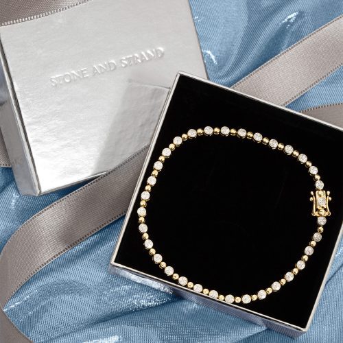 COURTSIDE DIAMOND TENNIS BRACELET AND GIFT BOX