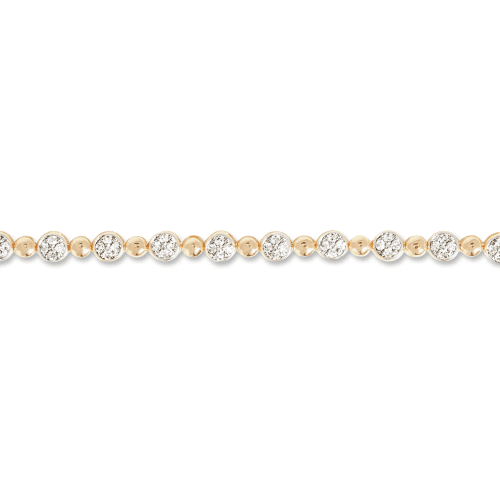 COURTSIDE DIAMOND TENNIS BRACELET FRONT 2