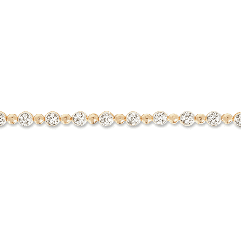 COURTSIDE DIAMOND TENNIS BRACELET FRONT 2