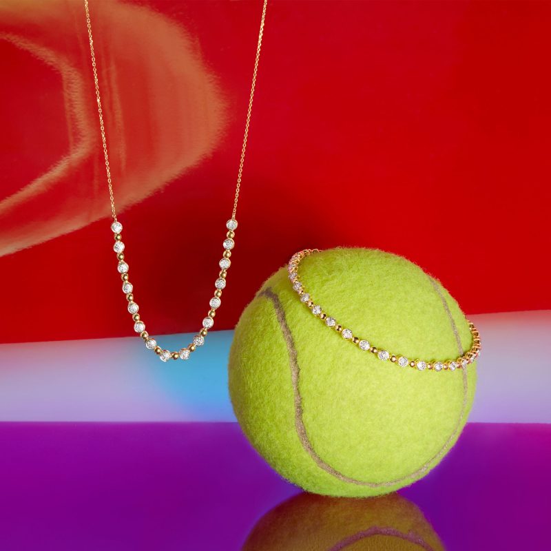 COURTSIDE DIAMOND TENNIS CHOKER EDITORIAL