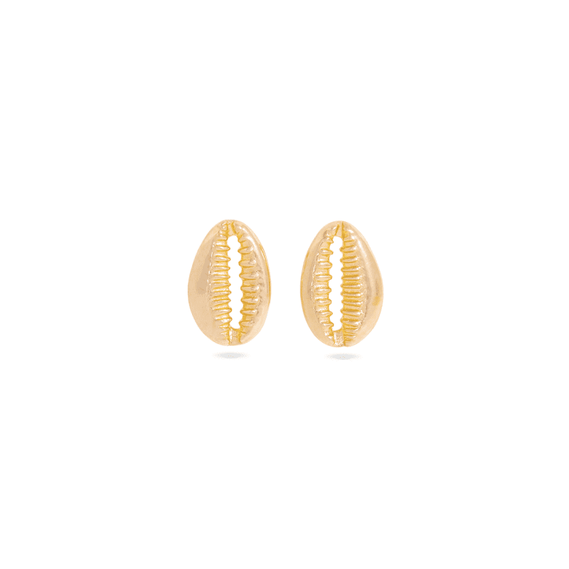 COWRIE SHELL STUDS FRONT