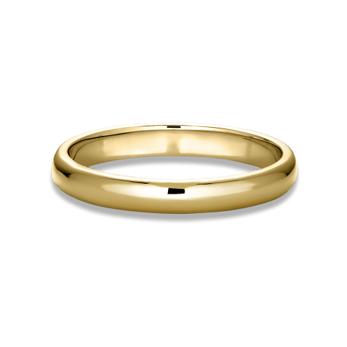 Stone and Strand 14K Yellow Gold Classique Band 3mm Front Image