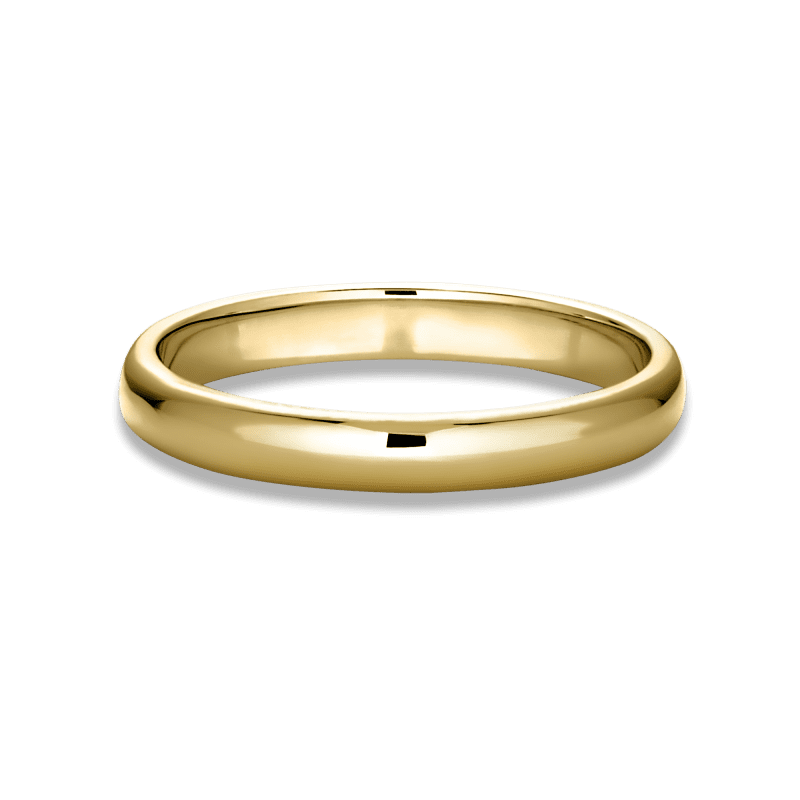 Stone and Strand 14K Yellow Gold Classique Band 3mm Front Image