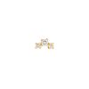 Stone and Strand 14K Yellow Gold Dainty Diamond Trio Stud Single Image