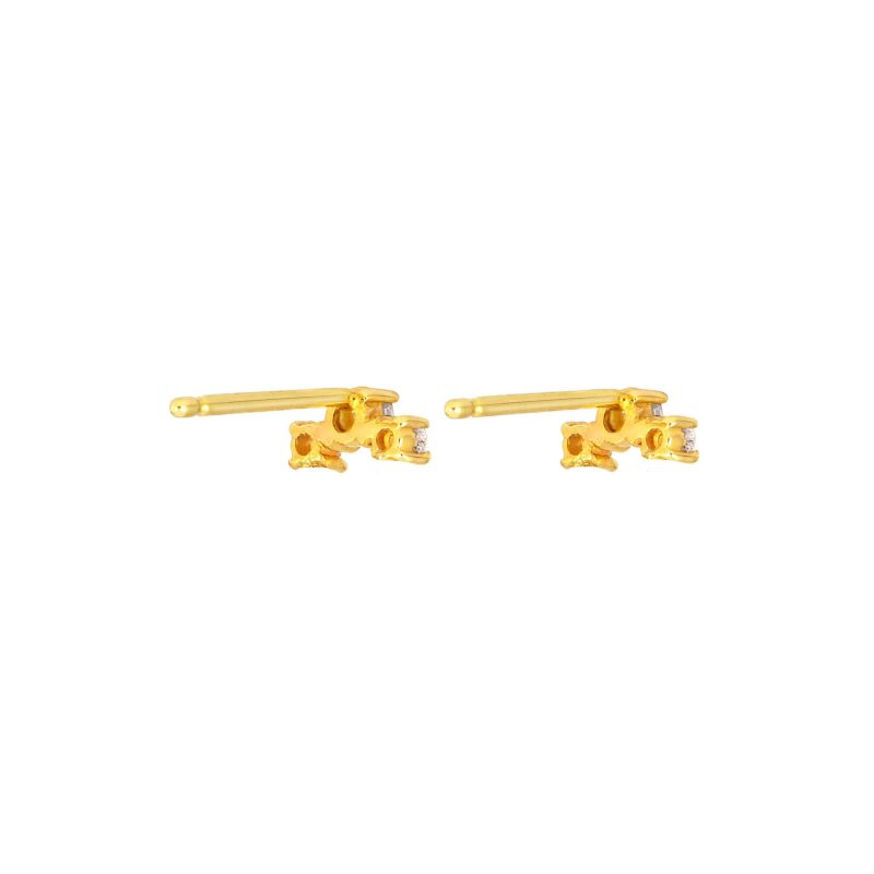 DAINTY DIAMOND TRIO STUD REAR 7faec4ba fbfb 4e25 883d 5cb4e7c8818d