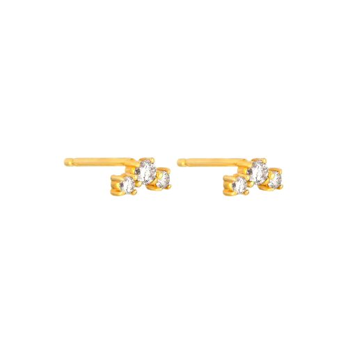 DAINTY DIAMOND TRIO STUD SIDE 87576a83 e82f 42a8 83d4 ef93ecca75d0