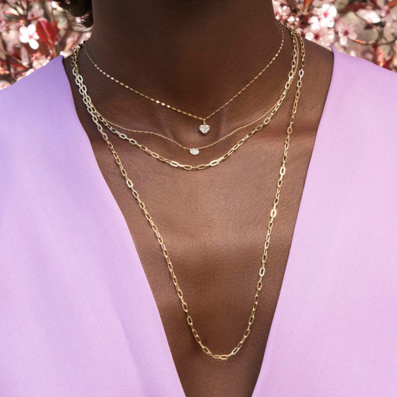 DAINTY PAPERCLIP CHAIN NECKLACE FULL LOOKcopy