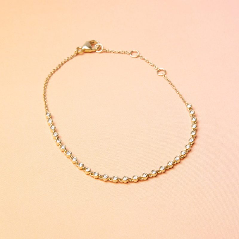 DAINTY RALLY TENNIS BRACELET EDITORIAL