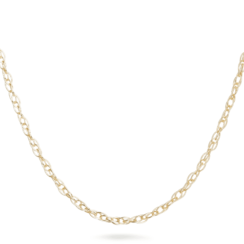 DAINTY TWIST CHAIN NECKLACE FRONT 2