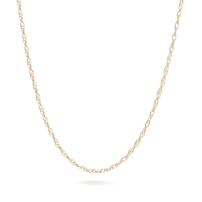 DAINTY TWIST CHAIN NECKLACE FRONT