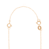 Stone and Strand 10K Yellow Gold Dainty Twist Necklace Extender Front Image