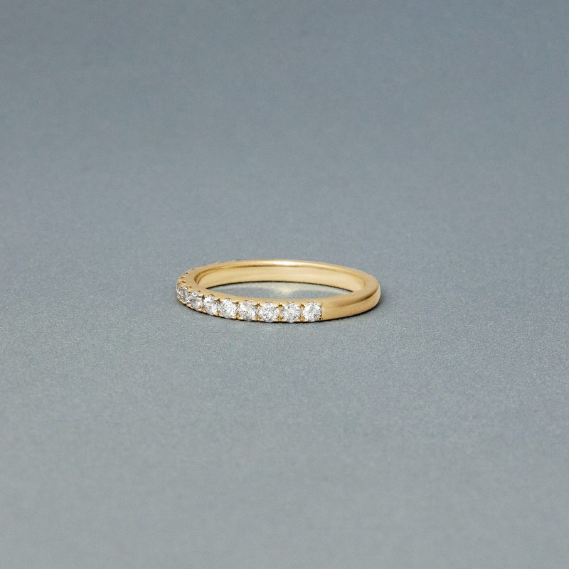 DARING DIAMOND HALF ETERNITY BAND EDITORIAL