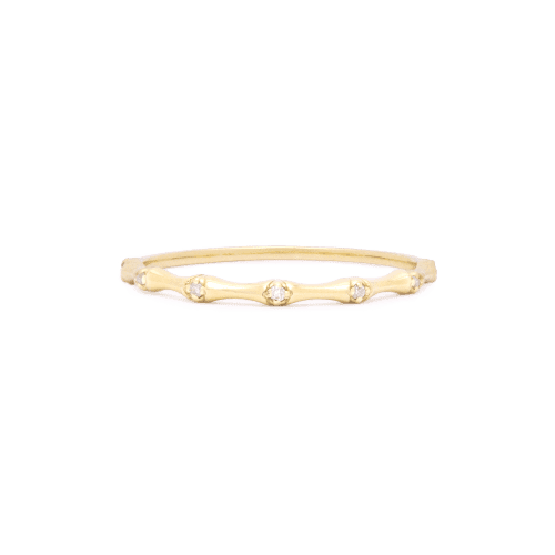 Diamond Bamboo Ring