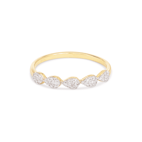 Diamond Dewdrop Ring