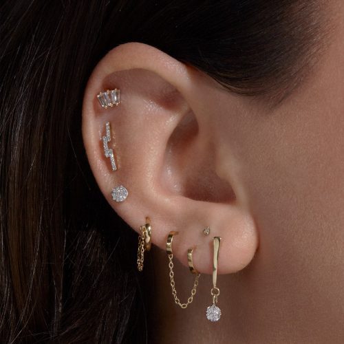 DIAMOND DISCO DROP EARRINGS WEAR IT WITH