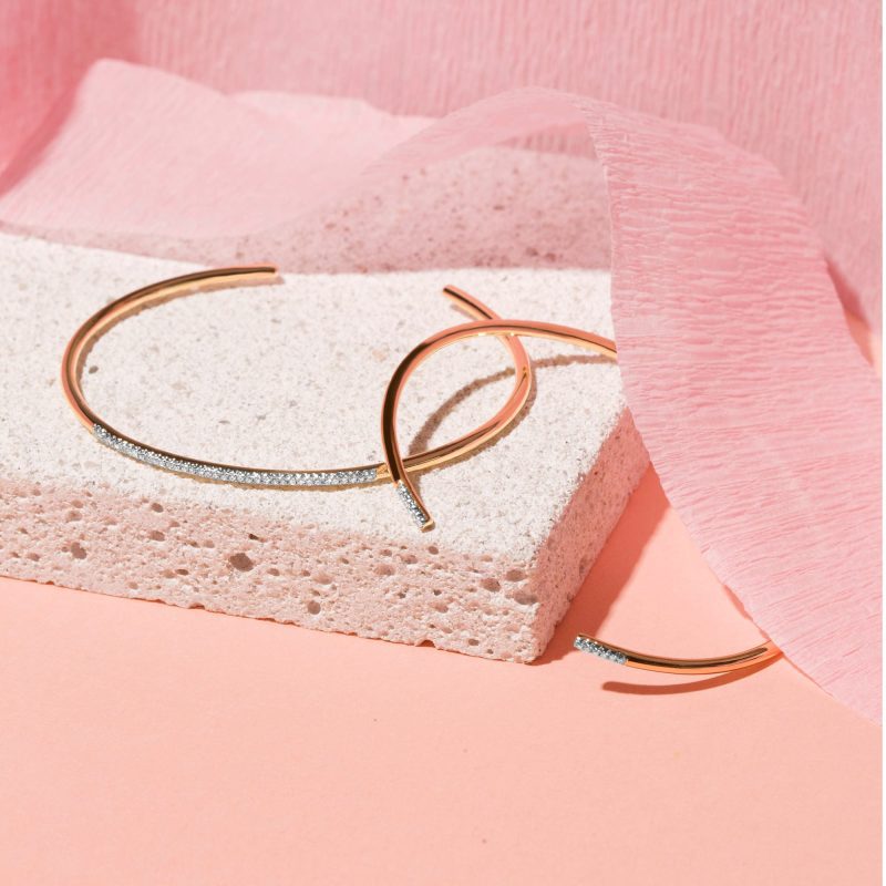 DIAMOND OUTLINE CUFF EDITORIAL COLLECTION