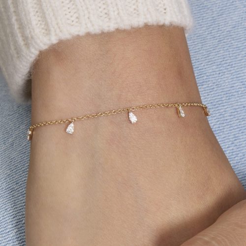 DIAMOND PETAL BRACELET ON BODY