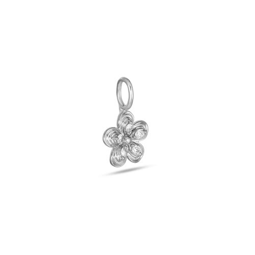 DIAMOND PUFF DAISY CHARM SIDE