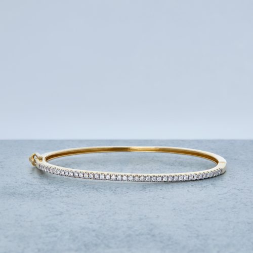 DIAMOND STROKE TENNIS BANGLE EDITORIAL