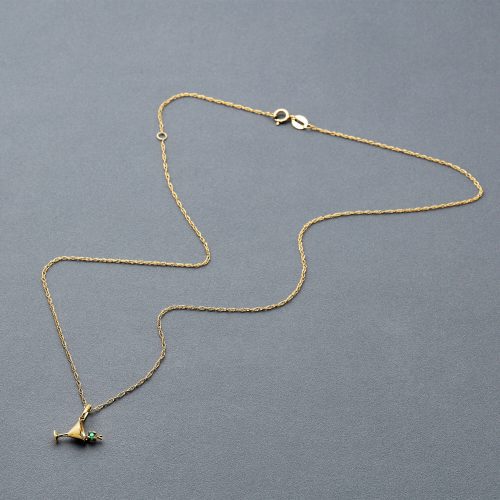 DIRTY AND FLIRTY MARTINI NECKLACE EDITORIAL