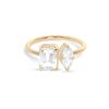 Stone and Strand 10K Yellow Gold Double Date Toi Et Moi Topaz Ring Front Image